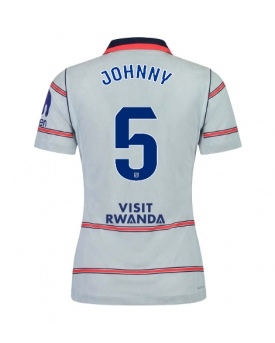 Atletico Madrid Johnny Cardoso #5 Maglia Gara Terza Repliche 2026-27 Donna Maniche Corte Atletico Madrid Johnny Cardoso #5 Maglia Gara Terza Repliche 2026-27 Donna Maniche Corte